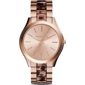 Michael Kors Watch Rose Gold/Blush Turquoise